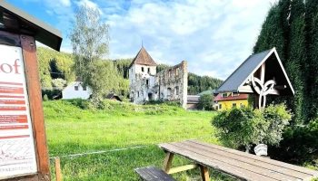Turm der Ruine Einödhof - Apfelberg