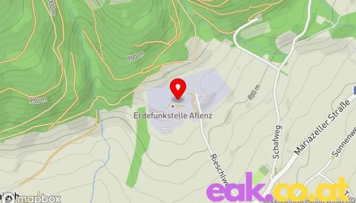 A1 Telekom Austria -    Erdefunkstelle Aflenz Karte - Graßnitz