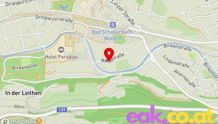 Karte von BVAEB - Gesundheitseinrichtung Bad Schallerbach Rehaklinik, Öffentliches Gesundheitszentrum in Bad Schallerbach