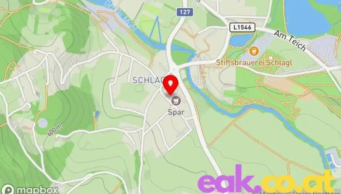 Karte von Energie AG Charging Station Ladestation für Elektrofahrzeuge in Aigen im Mühlkreis