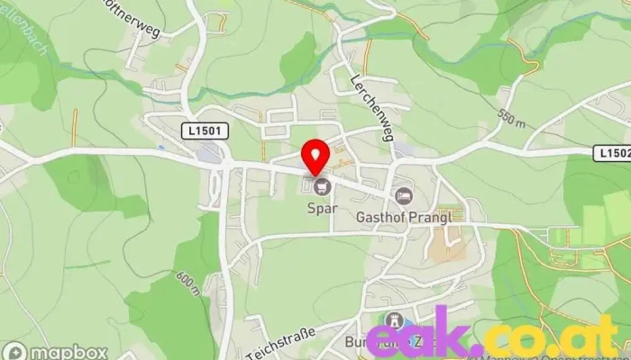 Karte von Energie AG Charging Station Ladestation für Elektrofahrzeuge in Altenberg bei Linz