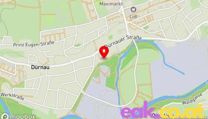 Karte vonStromversorgungsunternehmen Energie AG en Vöcklabruck Karte von Energie AG Stromversorgungsunternehmen in Vöcklabruck