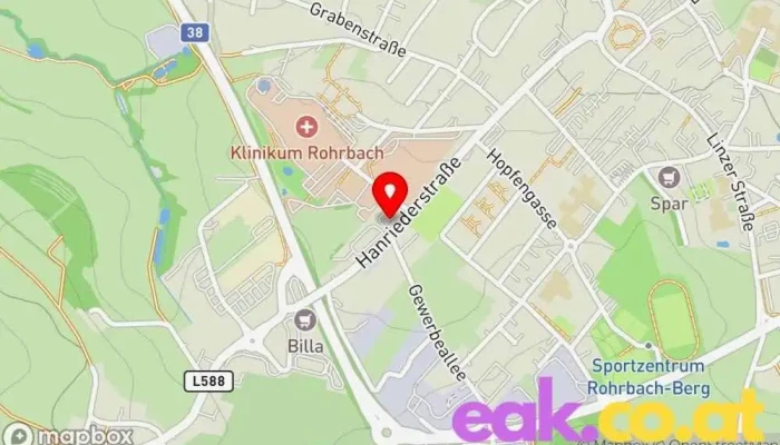 Karte von Energie AG Ökoenergieanbieter in Rohrbach OÖ