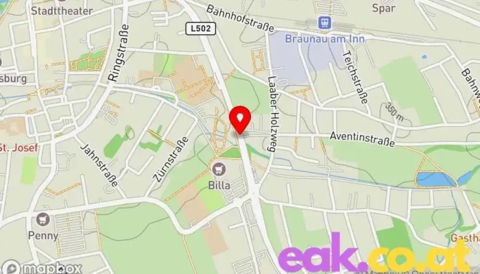 Karte von Energie AG Energieanbieter in Braunau am Inn