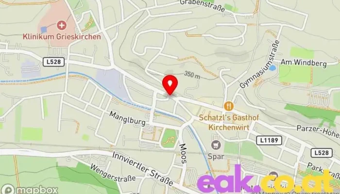 Karte von Energie AG Ladestation Ladestation für Elektrofahrzeuge in Grieskirchen