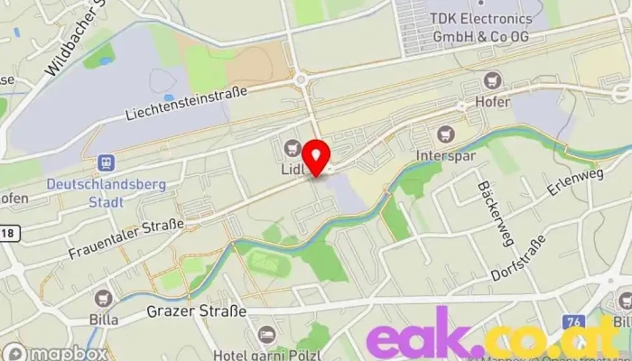 Energie Steiermark E -  Kunden Center Karte - Deutschlandsberg
