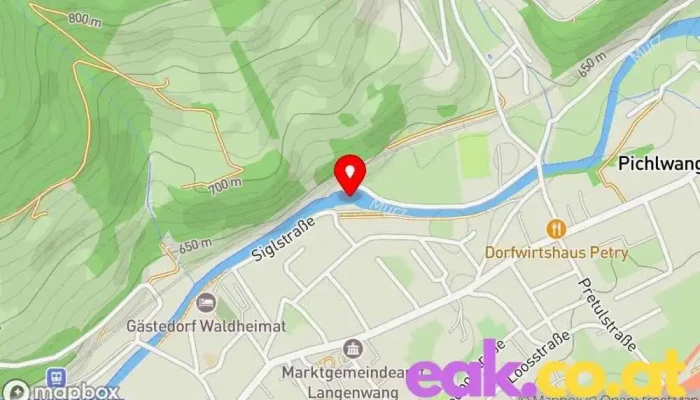 Evn Kleinwasserkraftwerk Mitterberg -  Karte - Langenwang