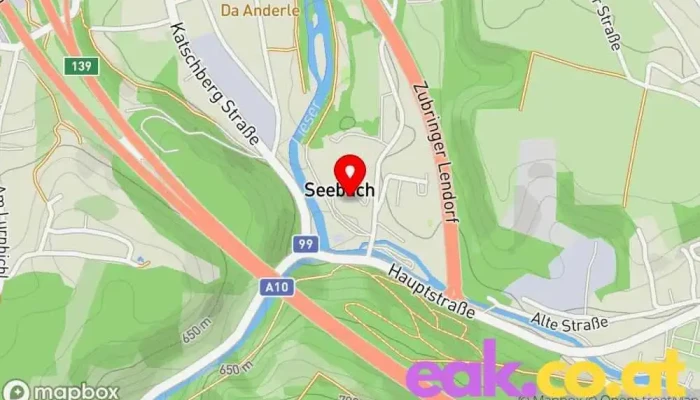 Karte von Goldeck Textil Textilunternehmen in Seeboden