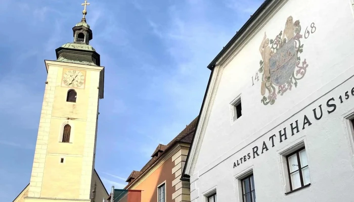 Grein An Der Donau -  Landschaftlich Schoner Ort - Grein