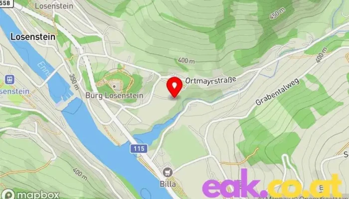 Holz -  Hirner Eu Karte - Losenstein