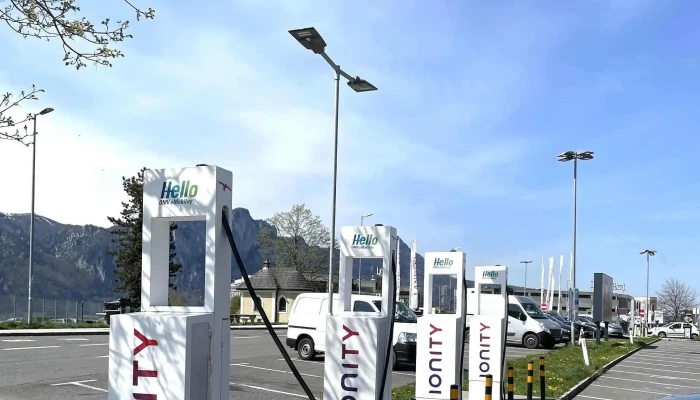 Ionity Ladestation -  Aktion - Innerschwand Am Mondsee