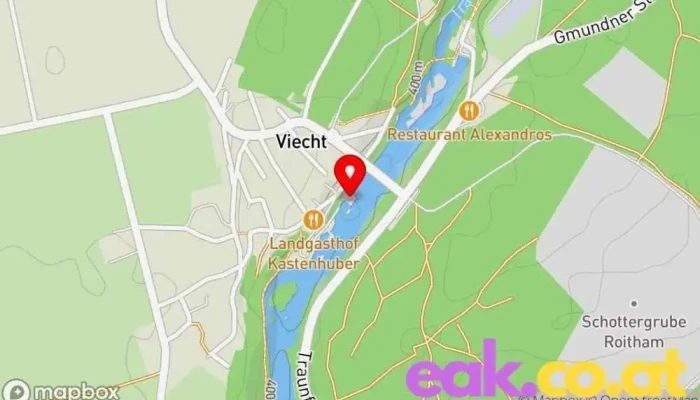 Karte von Kraftwerk Siebenbrunn Wasserkraftwerk in Desselbrunn