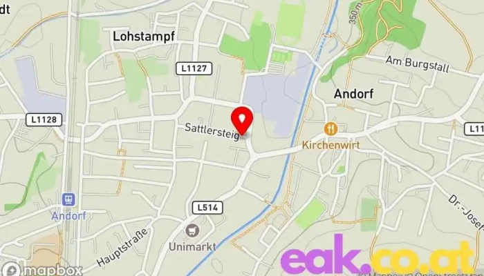 Karte von LINZ STROM GAS WÄRME Charging Station Ladestation für Elektrofahrzeuge in Andorf