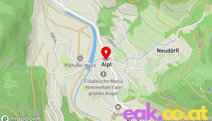 Naturpark Murzer Oberland Karte - Neuberg An Der Mürz
