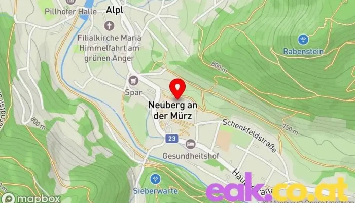 Neuberg An Der Murz Karte - Neuberg An Der Mürz