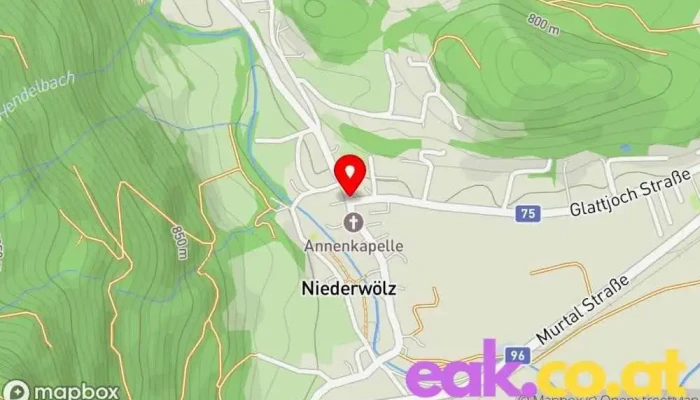 Niederwolz Karte - Niederwölz