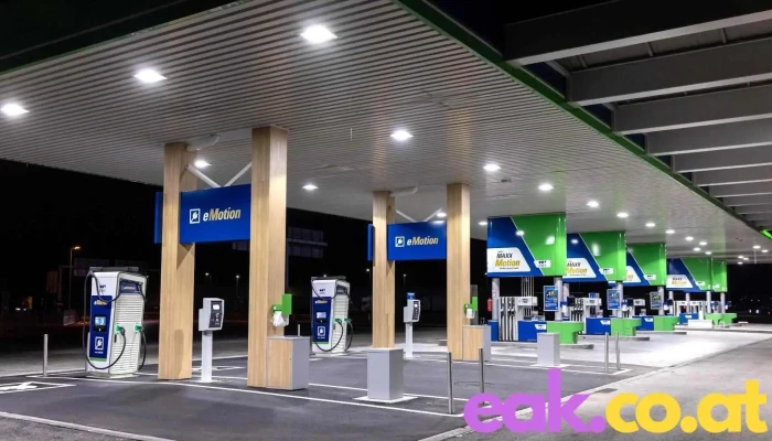Omv eMotion-Ladestation - Laakirchen