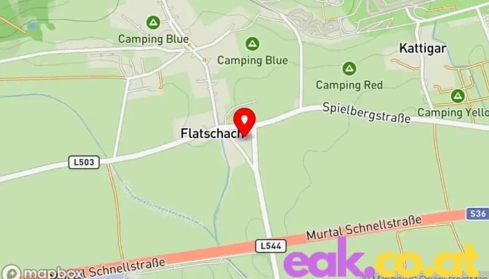 Projekt Spielberg Wirtschaftshof Flatschach -  Karte - Flatschach