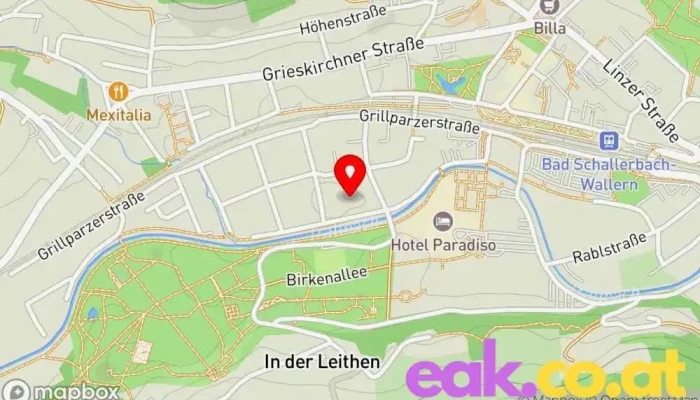 Karte von Rehabilitations- Und Kurzentrum Austria  in Bad Schallerbach