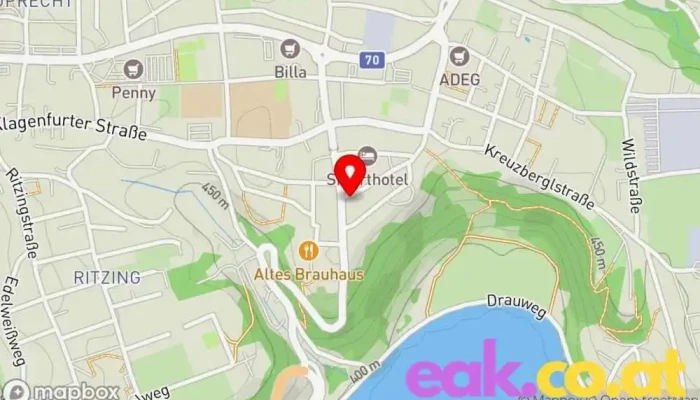 Karte von Stadtwerke Klagenfurt AG-Ladestation Ladestation für Elektrofahrzeuge in Völkermarkt