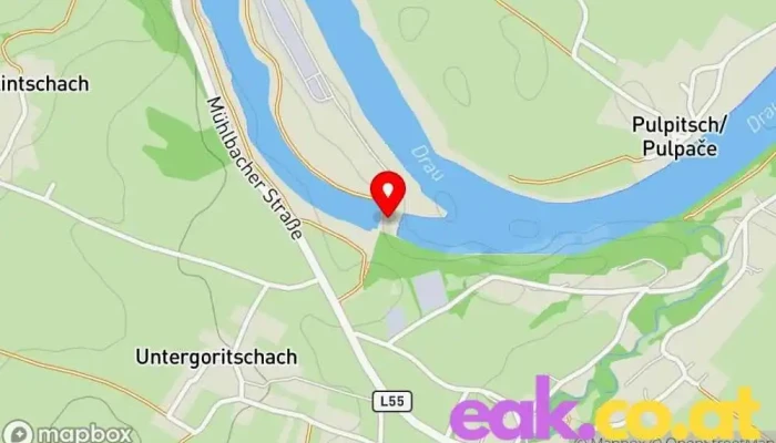 Karte von VERBUND-Kraftwerk Rosegg-St. Jakob Wasserkraftwerk in Wasserweg
