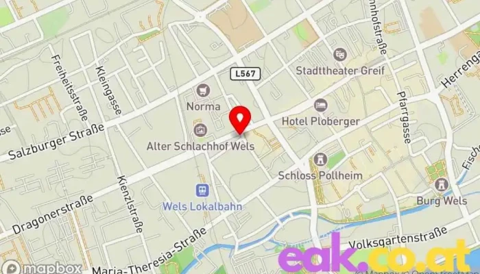 Wels Strom Ladestation -  Karte - Wels